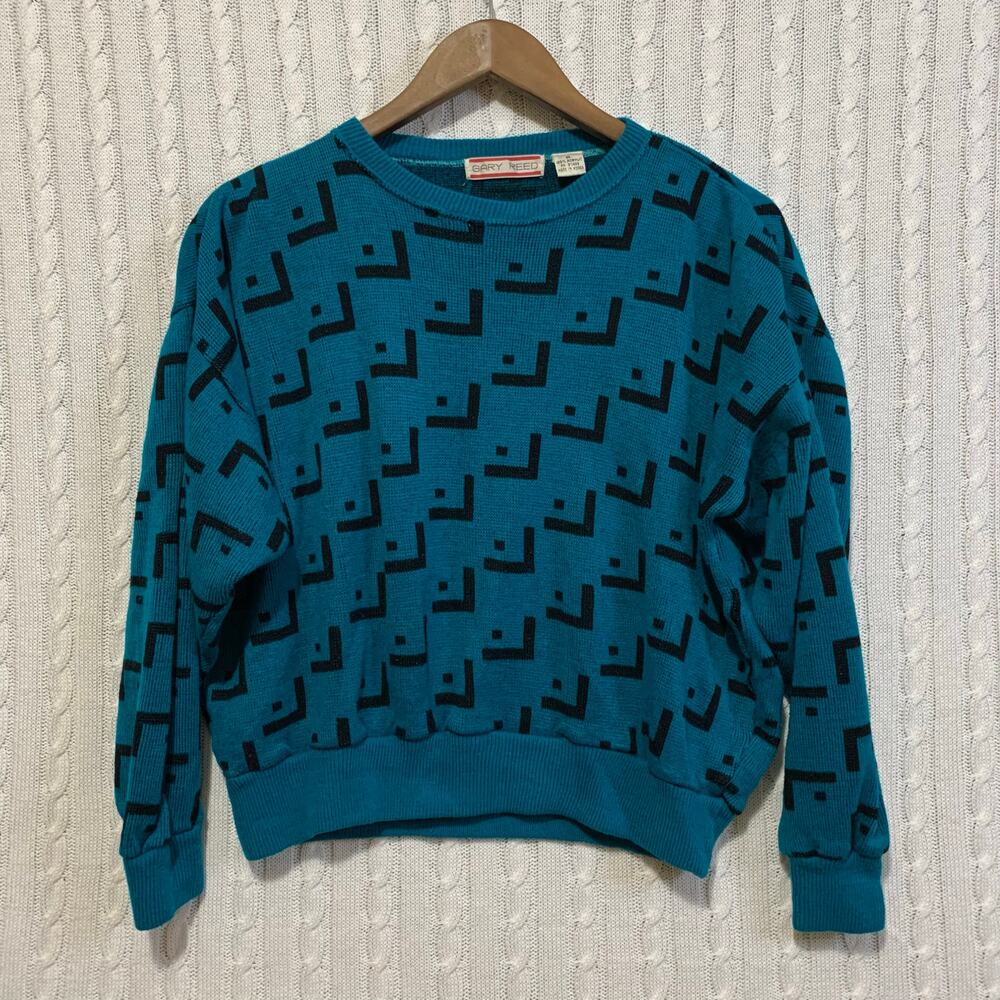 Vintage Gary Reed Sweater 80’s Style Size Medium